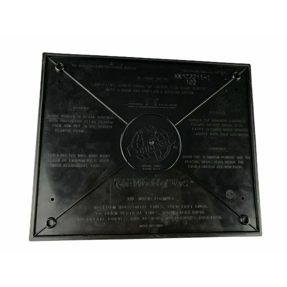 Etch-a-Sketch Vintage Retro Toy Red / Gray White - Picture 6 of 7